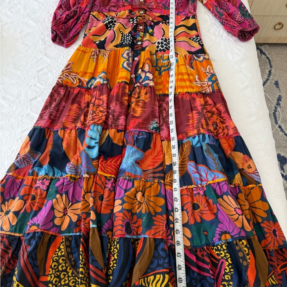 FARM Rio Button-Front Maxi Dress - Picture 8 of 9